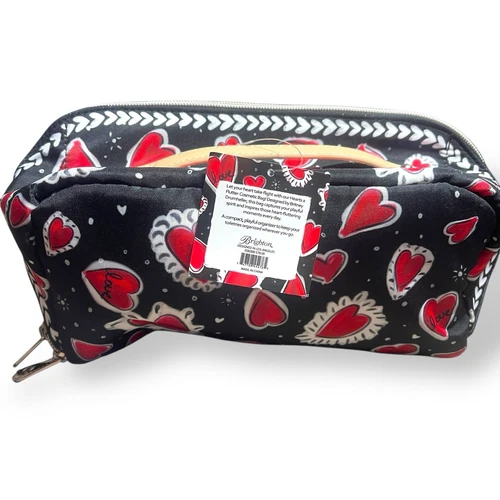 Brighton Hearts a Flutter Cosmetic Bag - Thumbnail 5