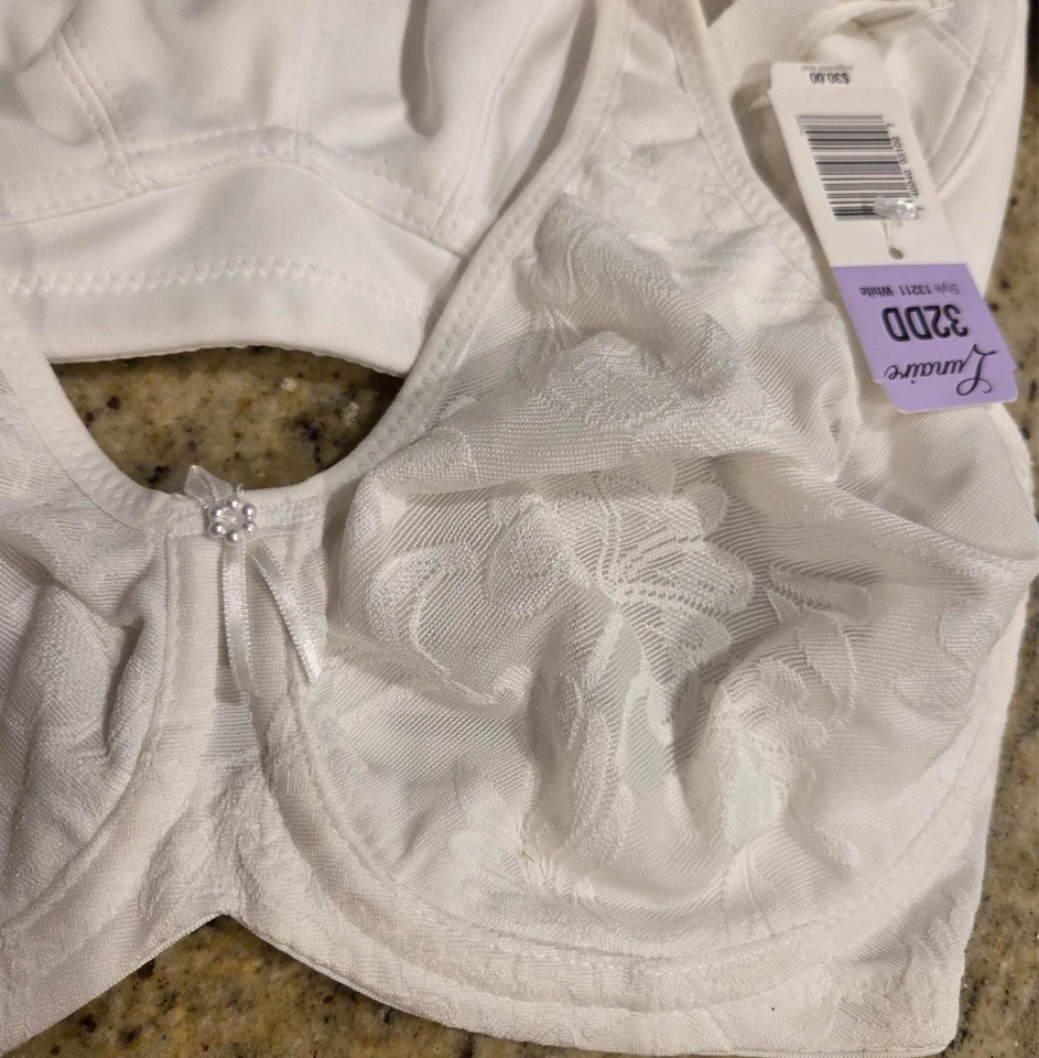 Lot of 2 Lunaire NWT! Style 11111 & 13211 Coolmax Underwire Bra 32DD Jacquard - Image 3 of 4