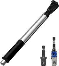 1/2" Offset Extension Wrench Impact,3-in-1 Manual/Electric/Pneumatic Black 