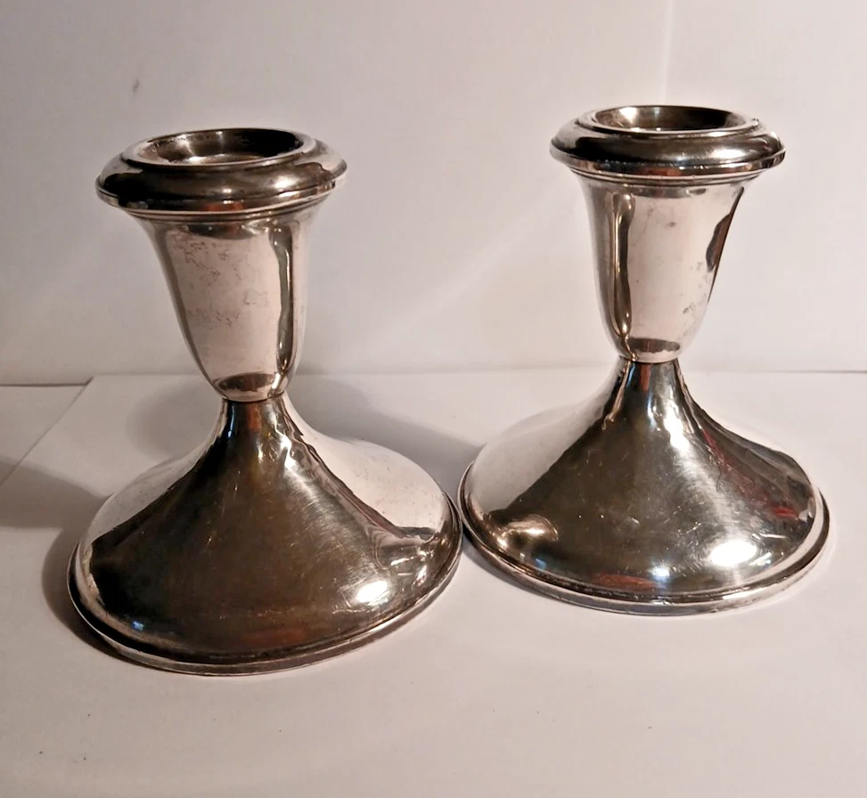 Empire Sterling Weighted Candle Holders for sale | eBay