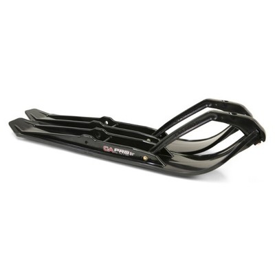 Pair of Black C&A Pro [XPT] 6-1/4'' Snowmobile Skis W/Black C&A Loops