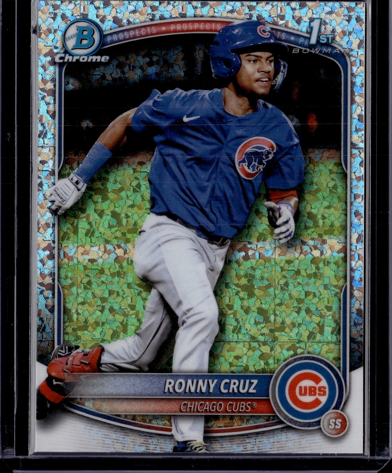 2025 Bowman Chrome Ronny Cruz 1st Bowman Mini-Diamond Refractor #BCP-213