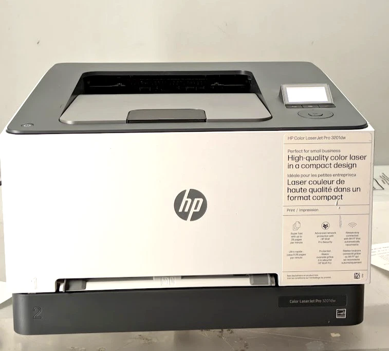 HP Color Laserjet Pro 3201dw Wireless Color Laser Office Printer Duplex (499Q9F) - Image 2 of 4