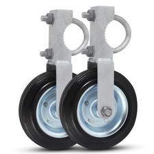 6" Gate Helper Wheels for Metal Swing Gate with 1-5/8" Thru 2" Gate Frames  ...