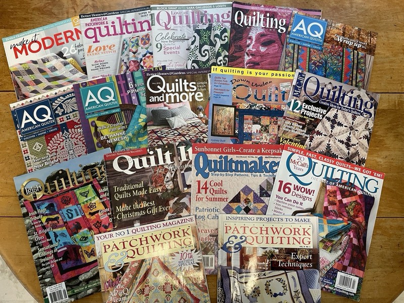 GREAT VARIETY 16 IN LOT Quilting Magazines PATTERNS IDEAS COLOR QUILTS FABRIC