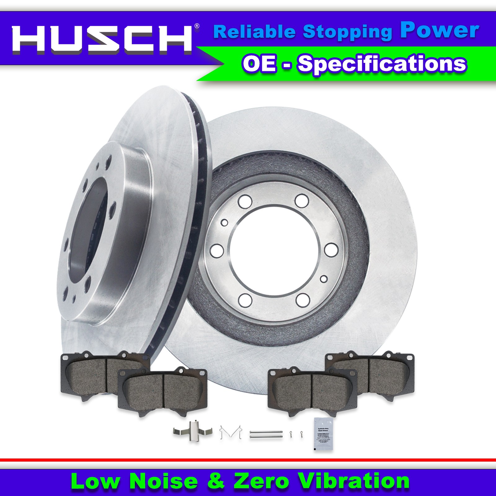 Front Ceramic Coated Brake Kit for Toyota 4Runner Tacoma FJ Cruiser