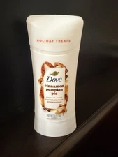 DOVE Cinnamon Pumpkin Pie Holiday Treats Antiperspirant Deodorant Stick 2.6 oz