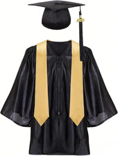 Kindergarten Graduation Cap and Gown 2026, Preschool Graduation Gown Cap Set wit