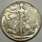 1942-S 50C Walking Liberty Half Dollar XF45 - Book Value $47