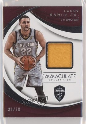 2017-18 Panini Immaculate Swatches 30/49 Larry Nance Jr #SW-LNJ 0s5