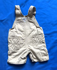 OshKosh Bgosh Kids Khaki 100% Cotton Canvas Shortalls Overalls 12 Months — photo 3