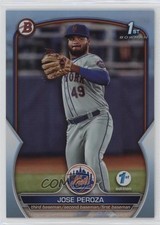 2023 Bowman 1st Edition Sky Blue Foil Jose Peroza #BPPF-149 18vm