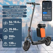 Xmas lot Top-Selection:-10inch-Electric-Scooter-w/Seat,-10.4Ah,-Dual-Dampers!