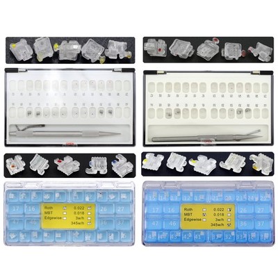 Dental Brackets Orthodontic Ceramic Self-ligating Ormco DAMON Clear Roth MBT 022