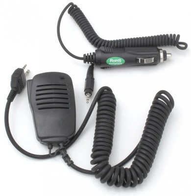Handheld Microphone + Car Charger For MIDLAND GXT1050 GXT1000 GXT860 GXT850 800