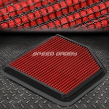 FOR 06-13 LEXUS IS250/IS350 RED REUSABLE&WASHABLE HIGH FLOW PANEL AIR FILTER