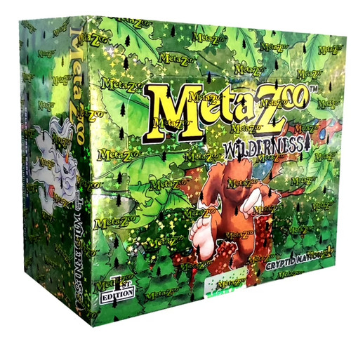Factory Sealed MetaZoo TCG Wilderness 1st Edition Booster Box