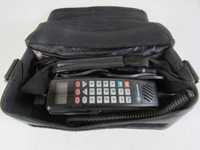 Motorola Bellsouth Mobility Cellular Telephone With Carrying Case Retro Phone