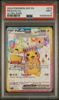 Pokémon Pikachu ex Ultra Rare Holo EX Sv08 Surging Sparks 219/191 PSA 9 English