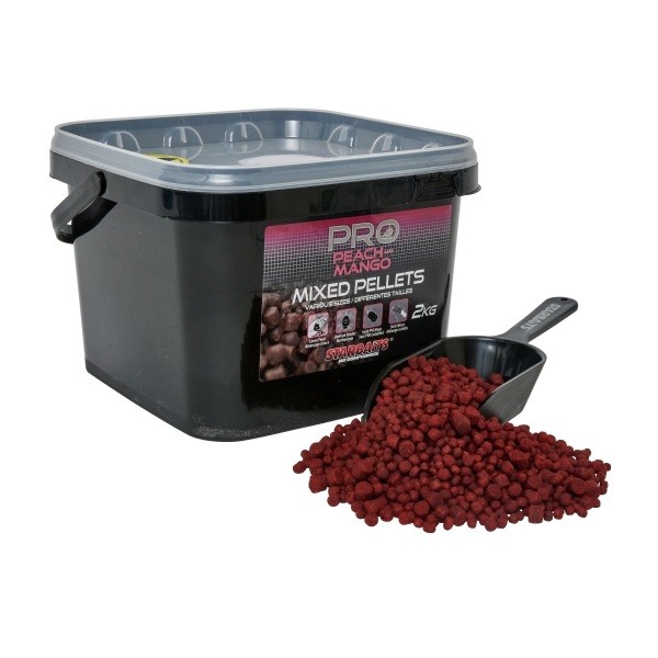 Смесь гранул Starbaits с пробиотиком из персика и манго, 2 кг