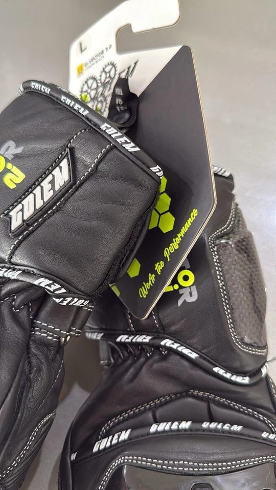 guanti moto pelle racing - Immagine 2 di 4