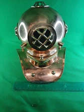 Vintage Copper Diving Helmet