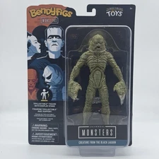 Bendyfigs UNIVERSAL MONSTER- 💚Creature From The Black Lagoon💚, With Stand