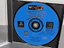 WCW nWo Thunder Sony PlayStation 1 PS1 1998 Wrestling Fighting Game Disc Only