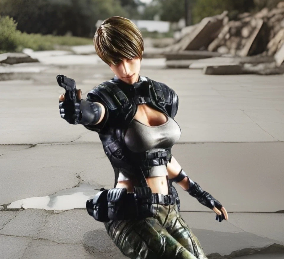 Deunan Knute - No. 1 Square Enix Play Arts Kai Appleseed: 10" Figure New - Image 3 of 4