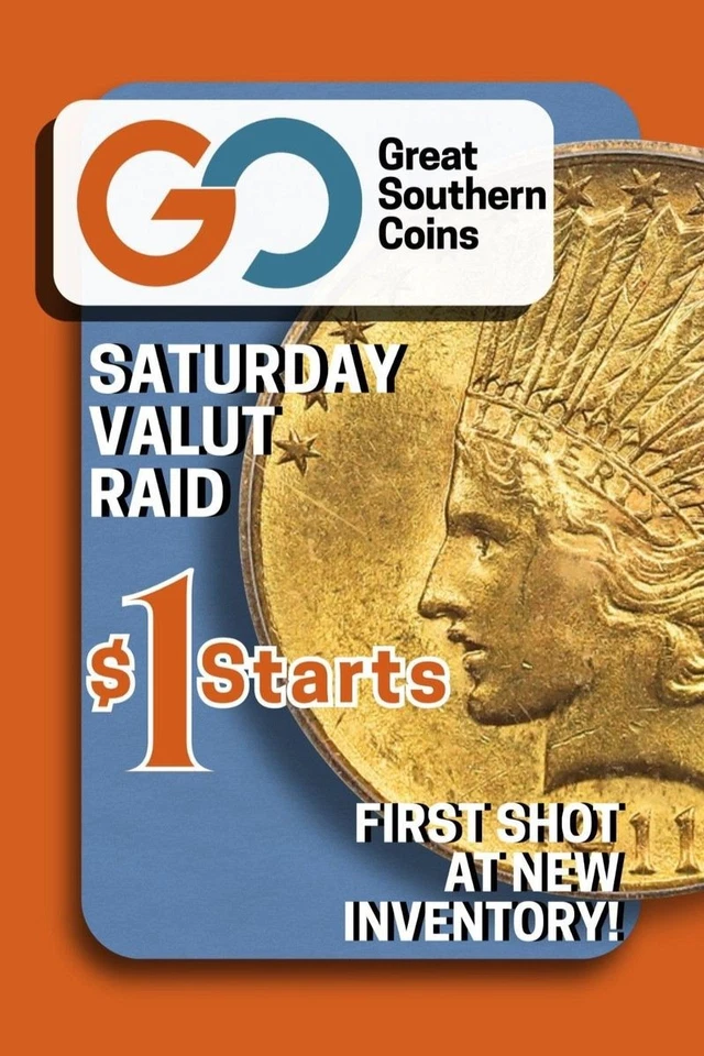 Saturday Vault Raid $1 n' Roll Rare Coin Auctions