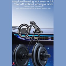 Magnetic Vehicle Phone Mount Compatible with For iPhone 15 and Adjustable Angle