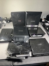 Lot Of 7x Modem Routers Netgear, Verizon FOR PARTS 