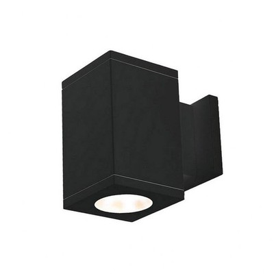 WAC Lighting DC-WS05-N930S-BK Cube Architectural 5'' LED Outdoor Wall 25 Degrees