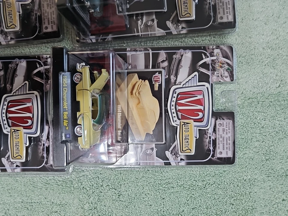 Chevrolet Bel Air 1954 fundido a presión 1:64 M2 Machines Auto-Thentics (lote de 5)  Foto 3 de 4