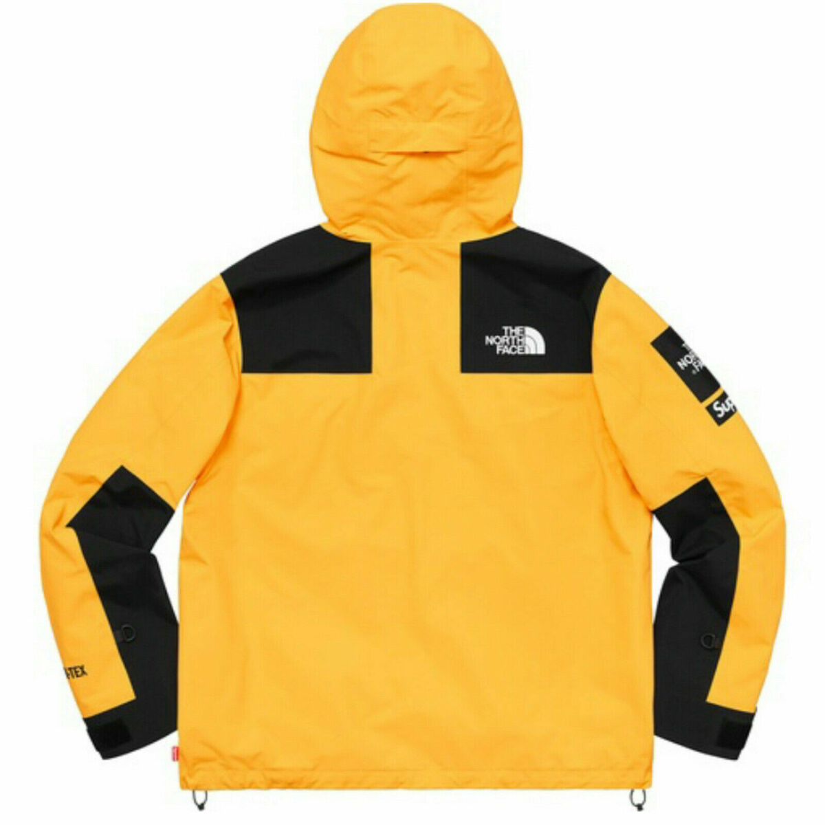 DS New Supreme North Face Arc Logo Mountain Parka Jacket Yellow