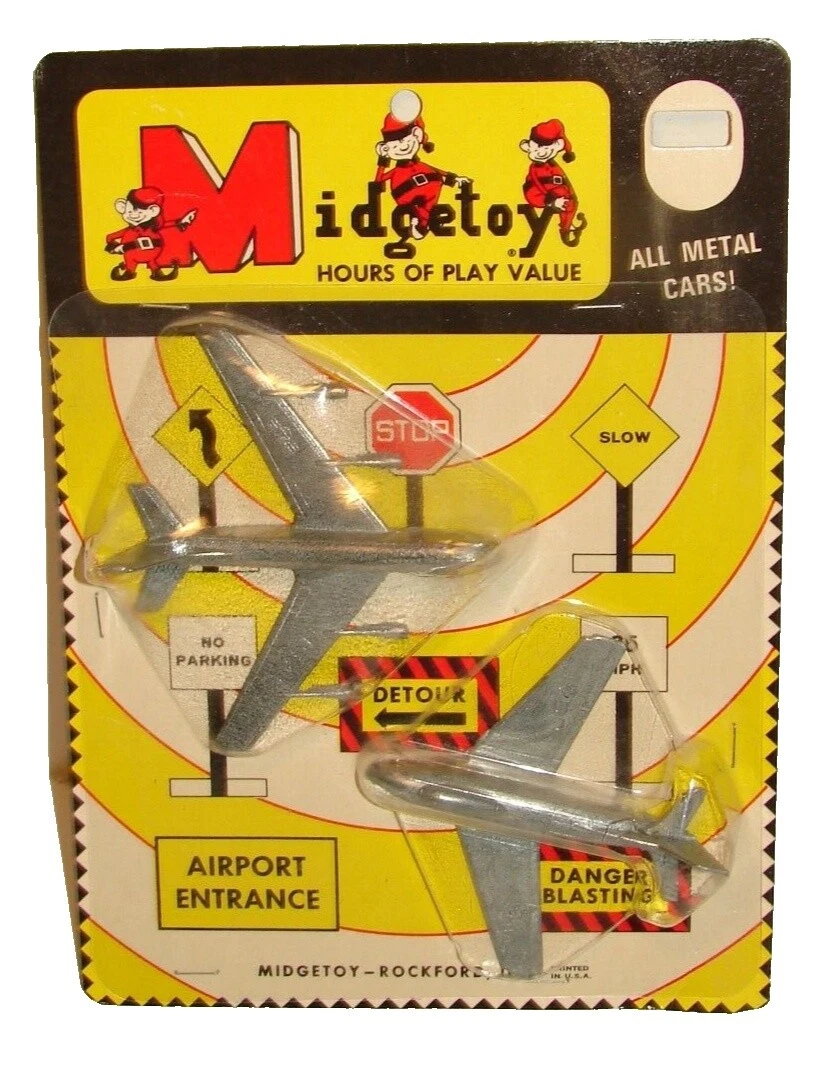 Midgetoy Vintage fabricación Diecast aviones y naves espaciales