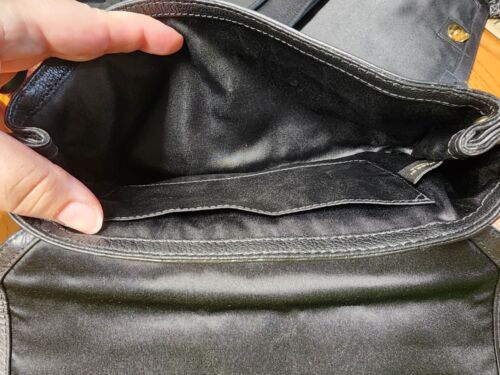 Borsa a tracolla Coach Pinnacle Eva Lake in pelle nera #18663 con polso - Foto 22 di 24