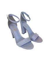 Sam Edelman Yaro Ankle Strap Sandal Misty Lilac Crocoprtlea  Size NWB 7.5 M