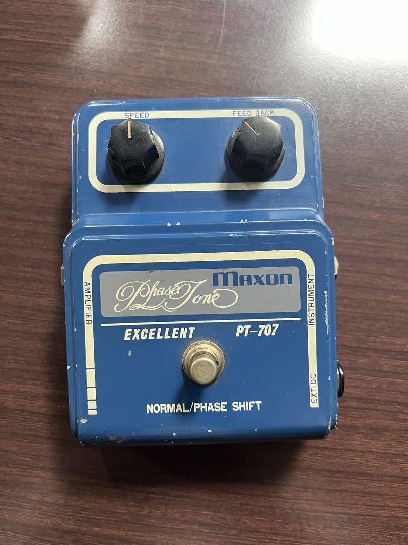 MAXON マクソン PT-707 phase tone フェイザー MAXON PT-707 Phase Tone 1970s phase pedal made in Japan from