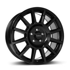 18"MERCEDES SPRINTER VW CRAFTER CAMPER  STEALTH GLOSS BLACK alloy wheels TYRES