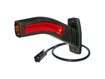 LED Umrissleuchte PRO-SUPER-JET link, Kabel 1,75m mit P&R-Stecker