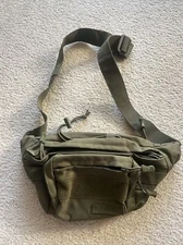 Highland Tactical Mobility Adjustable Waist Pack Bag Molle Webbing Drab Green