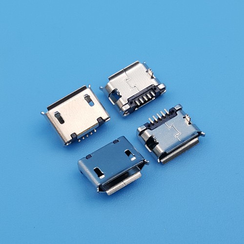 20Pcs Micro USB Type B 5Pin Female 2 Legs SMT PCB Solder Socket Connector - Picture 1 of 6