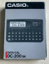 CASIO DATA CAL DC-200 BK unused open box DATA BANK PDA CALCULATOR