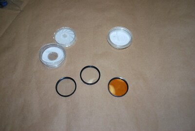 LOT OF 3 55MM LENS FILTERS VIVITAR AND ROLEV