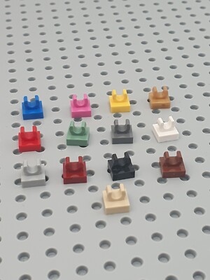 LEGO  10x Clip Platte Halter Top Brick 1x1 - 15712 - versch. Farben