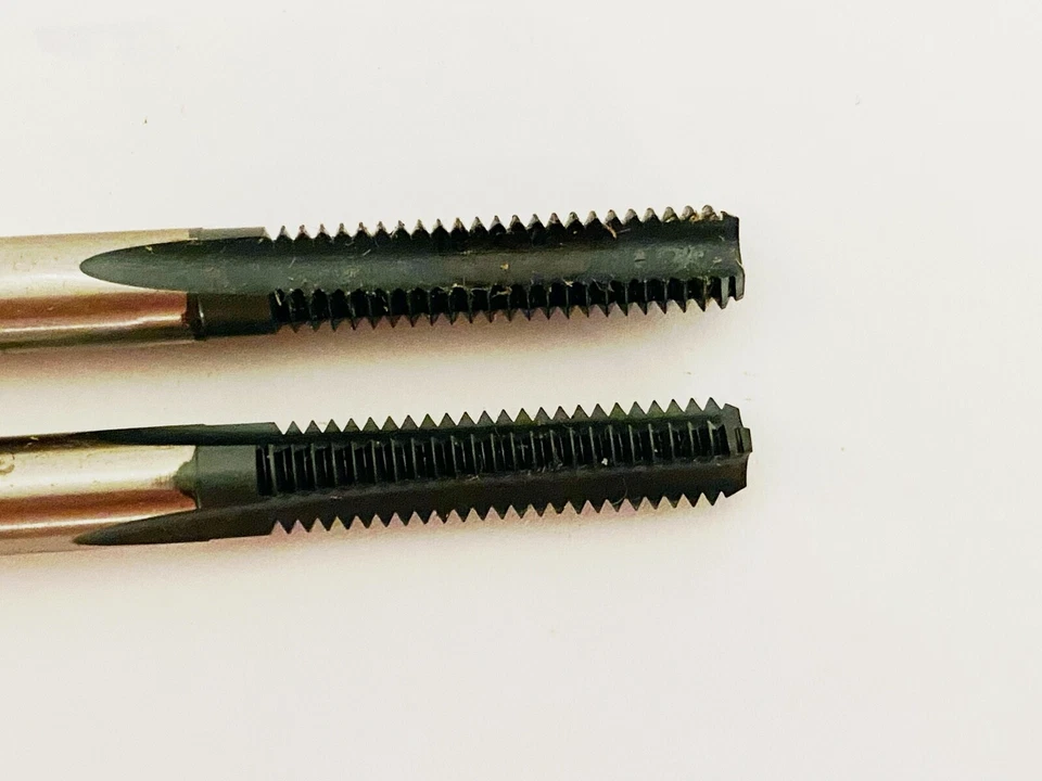 Lot of 2 OSG 10-24 NC GH2 HSS 3 Flute Plug STI Tap Helicoil Insert Coil Oxide - Image 2 of 4