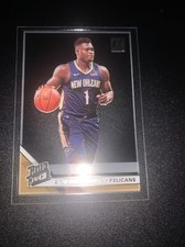 2019-20 Clearly Donruss Zion Williamson GOLD VARIATION RATED ROOKIE Pelicans