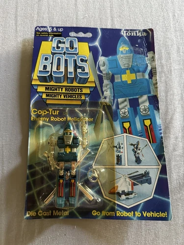 Gobots Cop-Tur Enemy Robot Leader - Helicopter - 1983 Tonka Action Figure SEALED