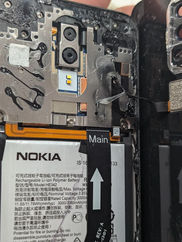 Lotto ** Smartphone Android Nokia 6.1 Plus (X6) TA-1116 64gb Black *LEGGI BENE* - Immagine 4 di 4